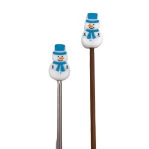 Snowman Blue Bowler - Silicon Needle Point Protectors