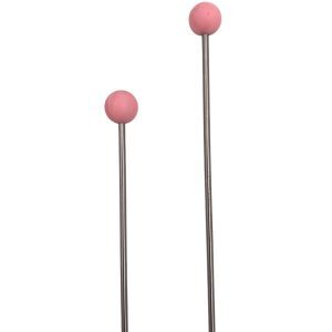 Marled Pink Round Ball - Silicon Needle Point Protectors