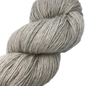 Titanium - Single Fingering Blend - 76.4% Merino, 12.2% Linen, 11.4% Viscose