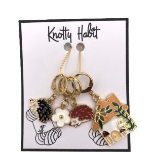 4 x Hedgehog Stitch Markers (Huggies)