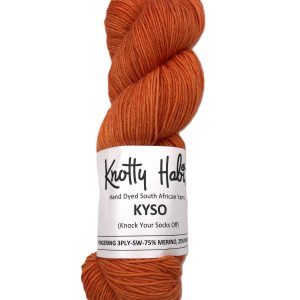 KYSO Knott So Boring KFD - Fingering 3ply Blend - 75% Merino, 25% Nylon