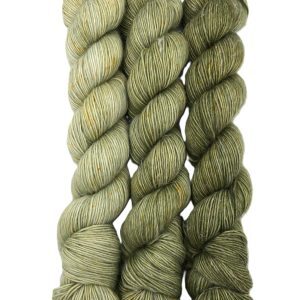 Green Knotty Knibbles Gradient Set - 90% Single Merino Fingering, 10% Linen
