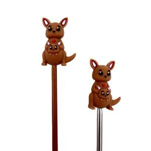 Kangaroo with Baby - 3D Needle Point Protectors