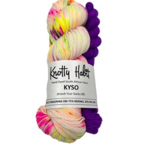 KYSO KCBR - Fingering 3ply Blend - 75% Merino, 25% Nylon