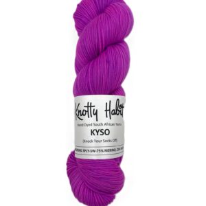 KYSO Knott So Boring KFF - Fingering 3ply Blend - 75% Merino, 25% Nylon
